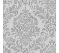 Muriva Darcy James Eleanor Damask Grey Wallpaper 173511