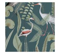 Muriva Eden Collection Kivu Wallpaper in Green Muriva Green