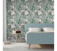 Muriva Eden Wallpaper Collection Isla Leaf Tropical Floral