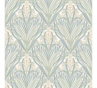 Muriva Elegance Bellflower Wallpaper - Modern Wallpaper for Living Room, Bedroom, Fireplace - Decorative Luxury Wall Paper with Stunning Petals & Leaves (Sage Green & Cream)