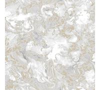 Muriva Elixir Marble Wallpaper Grey/Gold Metallic -166506