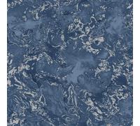 Muriva Elixir Marble Wallpaper in Navy Muriva Navy