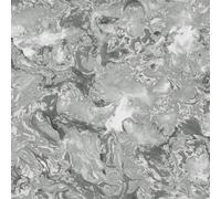 Muriva Elixir Marble Wallpaper in Silver Muriva Silver