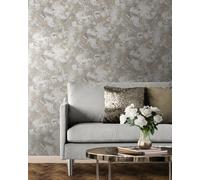 Muriva Elixir Marbled Geometric Wallpaper Roll in Gold Muriva Gold