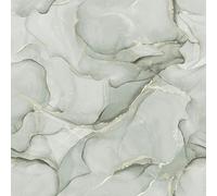 Muriva Elysian Marble Green Wallpaper Modern Metallic Gold Effect