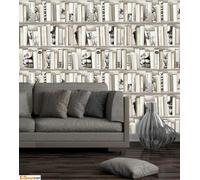 Muriva E88207 Novelties Wallpaper Roll - Encyclopaedias