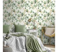 Muriva Eucalyptus Wallpaper - Green
