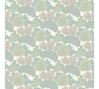 Muriva Green Floral 3D Effect Embossed Wallpaper