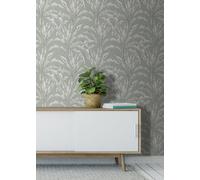 Muriva Green Floral 3D Effect Patterned Wallpaper