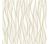 Muriva Hudson Wave Cream Wallpaper 220311