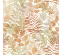Muriva Leaves Wallpaper Catherine Lansfield Natural Orange Foliage Botanical Leaf