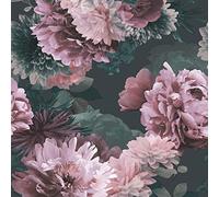 Muriva Ltd Lipsy Issey Green & Blush Wallpaper 10m x 53cm, Green