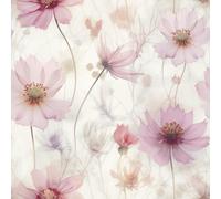 Muriva Ltd Muriva Lissa Flowers Pink Wallpaper, Pink