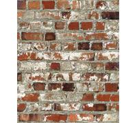 Muriva Loft Brick Red Wallpaper 102538