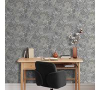 Muriva Wallpaper Lush Forest – Metallic Luxury Jungle Foliage for Living Room & Bedroom – Gold
