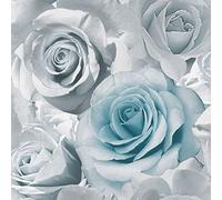 Muriva Ltd Muriva Madison Blue Wallpaper 10m x 53cm, Blue