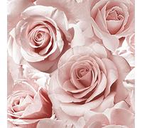 Muriva Madison Glitter Vinyl Wallpaper Raspberry 139521 Full Roll