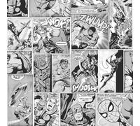 Muriva Marvel Mono Novelty Pearl Effect Embossed Wallpaper