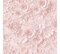Muriva My Kingdom Flowers Textured Wallpaper in Pink Muriva Pink