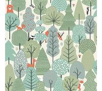 Muriva My Kingdom Wild Wood Textured Wallpaper in Green Muriva Green