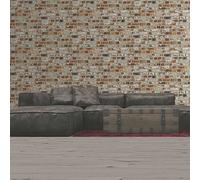 Muriva Novelties Loft Brick Wallpaper Red