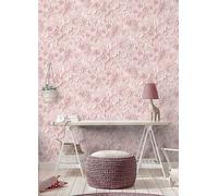 Muriva Ltd Muriva Origami Flowers Pink Wallpaper, Pink