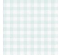 Muriva Pastel Teal Gingham Check Wallpaper N06804