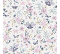 Muriva Pink Butterfly vinyl wallpaper