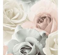 Muriva Rhoda Blush Green Wallpaper 203503