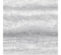 Muriva Semper Vertical Marble Silver Metallic Flat Surface Wallpaper 189501