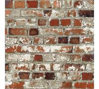 Muriva Stone Loft Orange Brick Wallpaper 102538
