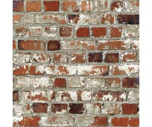 Muriva Stone Loft Orange Brick Wallpaper 102538