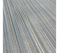 Muriva Venezia Stripe Textured Wallpaper in Blue Muriva Blue