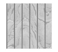 Muriva Woodgrain Panel Wallpaper Silver Grey 193502