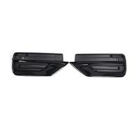 MURKKD Car Front Bumper Fog Lamp Light Trim Cover Compatible for Volvo XC90 2020 2021 Frame Grille Lid Bezel Hood Foglight 31663514 31663515(Black 1Pair)