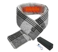 Murman USB Heated Scarf, Electric Heating Scarf, Neck Warmer, Heated Scarf for Women/Men, Neck Warmer Electric with Battery, Winter Heating Scarf with 3 Heat Settings for Outdoor Camping Hiking Riding