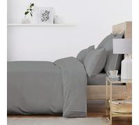 Murmur ' 500TC Plain Dye' Duvet Cover in Dark Grey | Size: Double Murmur Dark Grey Double