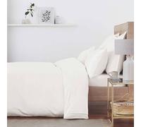 Murmur ' 500TC Plain Dye' Duvet Cover in White | Size: Double Murmur White Double
