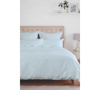 'Murmur 500TC Plain Dye' Duvet Cover Murmur Blue Single