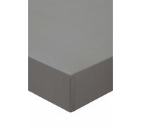 'Murmur 500TC' Plain Dye Fitted Sheet Murmur Grey Single Fitted