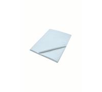 'Murmur 500TC' Plain Dye Flat Sheet Murmur Blue Double Flat