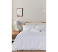 Murmur 'Bea' Cotton Embroidered Duvet Cover Set in White | Size: Single Murmur White Single