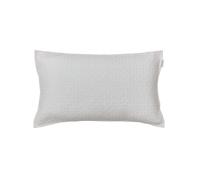 Murmur Cynthia Quilted Cushion 50cm x 30cm, Cloud Grey