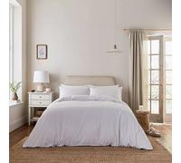 'Florin' Cotton Duvet Cover Set Murmur Light Beige King