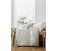 'Georgia' Cotton Percale Duvet Cover Set Murmur Green Super King