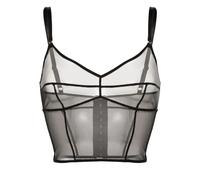 Murmur Haze panelled mesh bra - Black XS-S-M-L