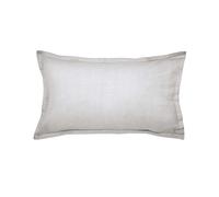 Murmur Laila Brushed Cotton Oxford Pillowcase, Cloud Grey