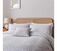 Murmur Mae Super Kingsize Duvet Cover SET, Cloud Grey