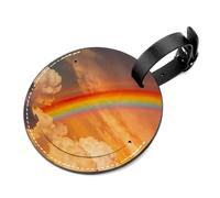 Murmuring Pines Tear-Resistant Luggage Tag with Concealed Information Card