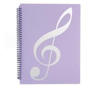 MUROAD A4 Sheet Music Folder, Spiral-Bound Music Organizer